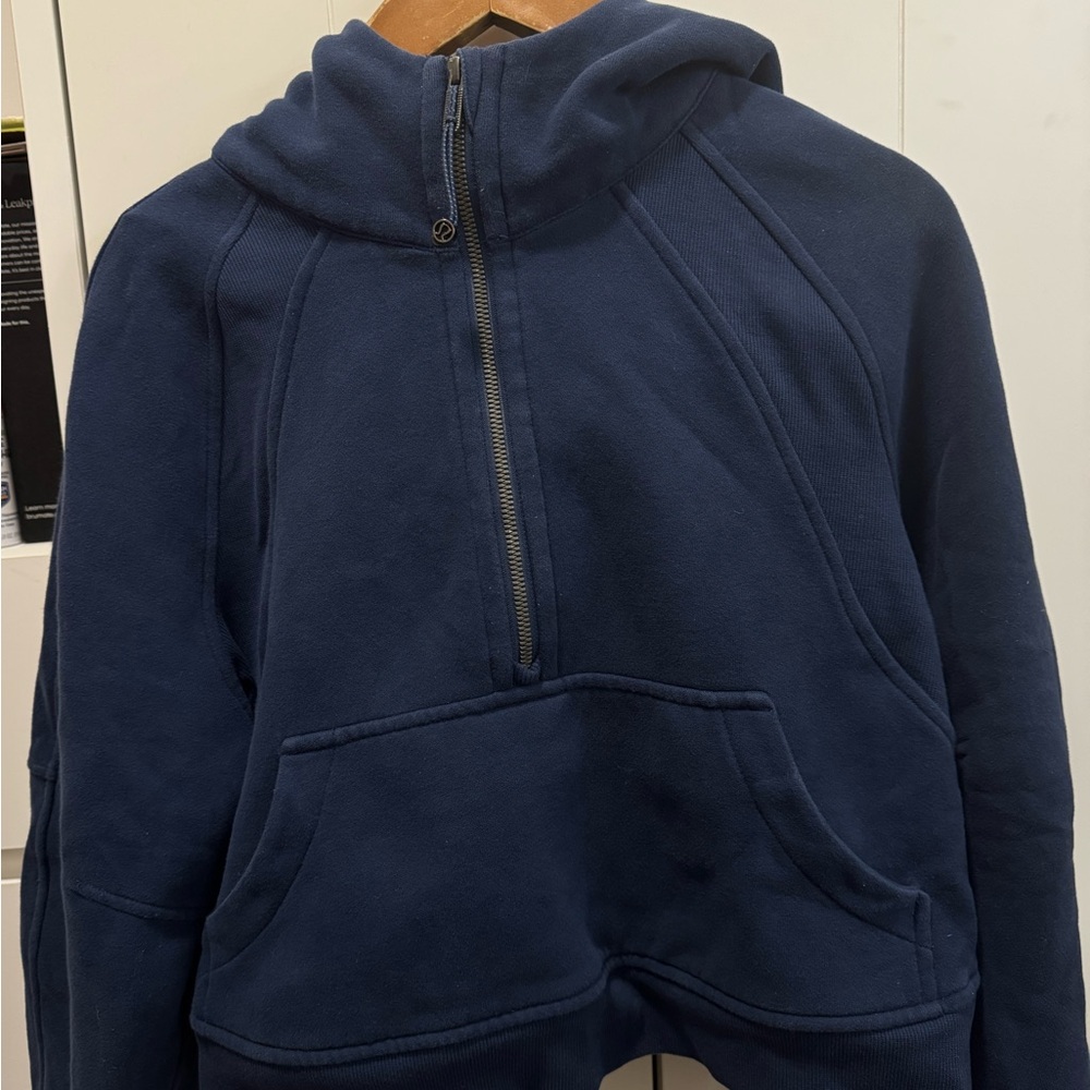 Lululemon Scuba Oversized 1/2 Zip Hoodie
True Navy